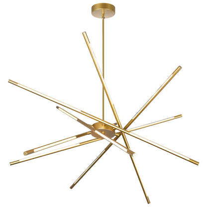 Oskil 43" Chandelier, Satin Gold