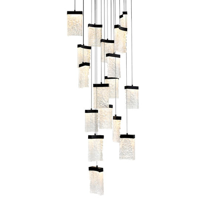 Lava 24" Chandelier, Black