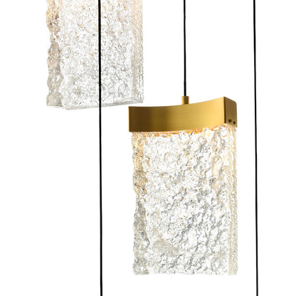 Lava 24" Chandelier, Brass