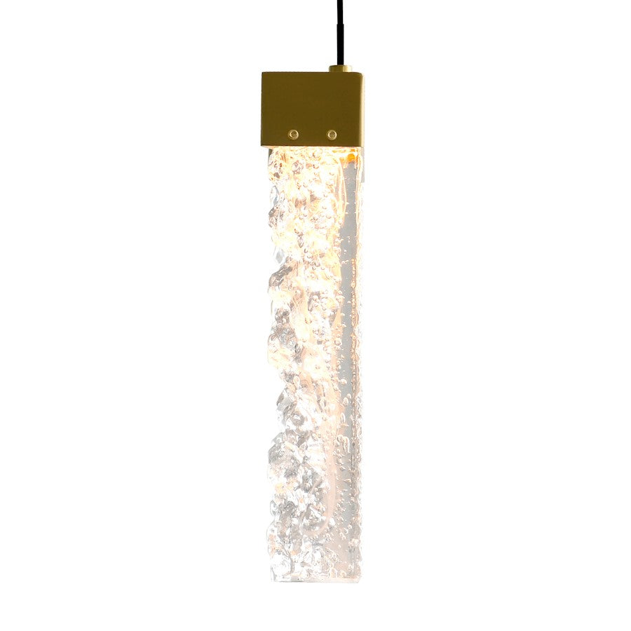 Lava 24" Chandelier, Brass