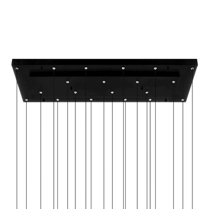 Stagger Chandelier, Black