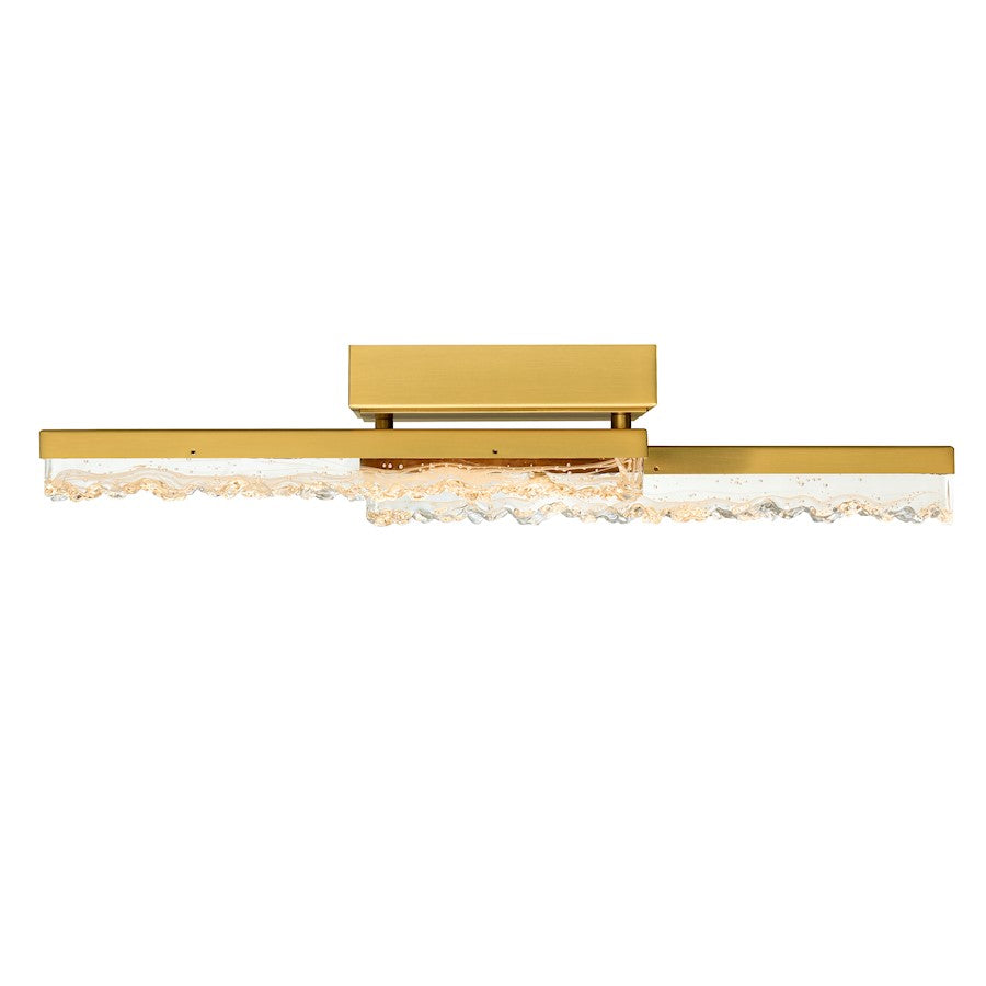 24" Bathroom Vanity Light, Brass