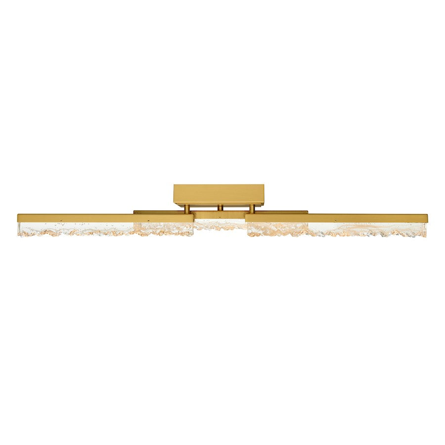 36" Bathroom Vanity Light, Brass