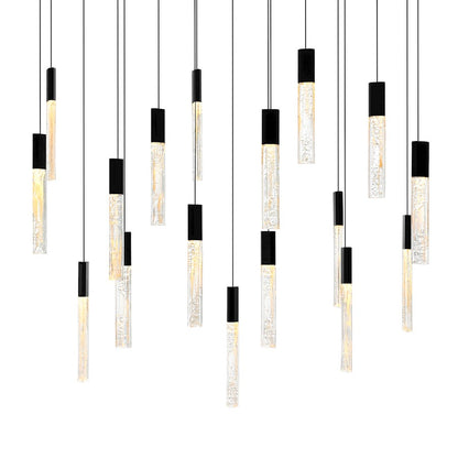 Greta 48" Chandelier, Black