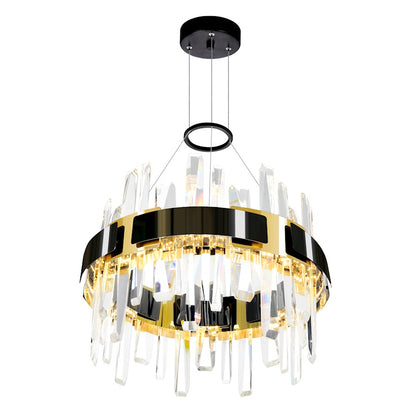 Aya 18" Chandelier, Pearl Black