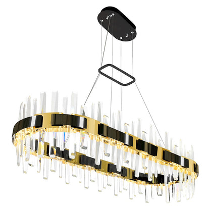 43" Chandelier, Pearl Black