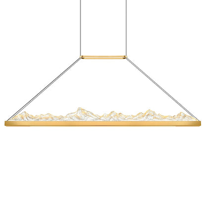 Himalayas 48" Chandelier, Brass