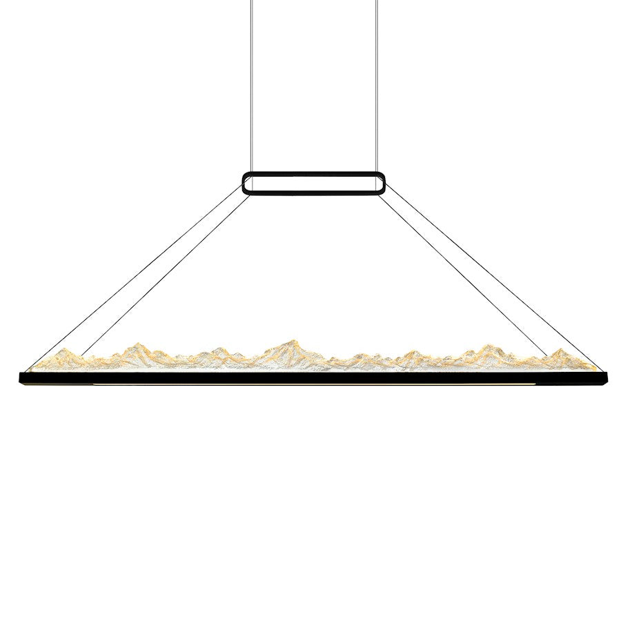 Himalayas 62" Chandelier, Black