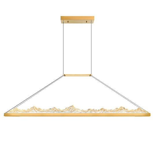 CWI Lighting Himalayas 62" Chandelier, Brass - 1601P62-624