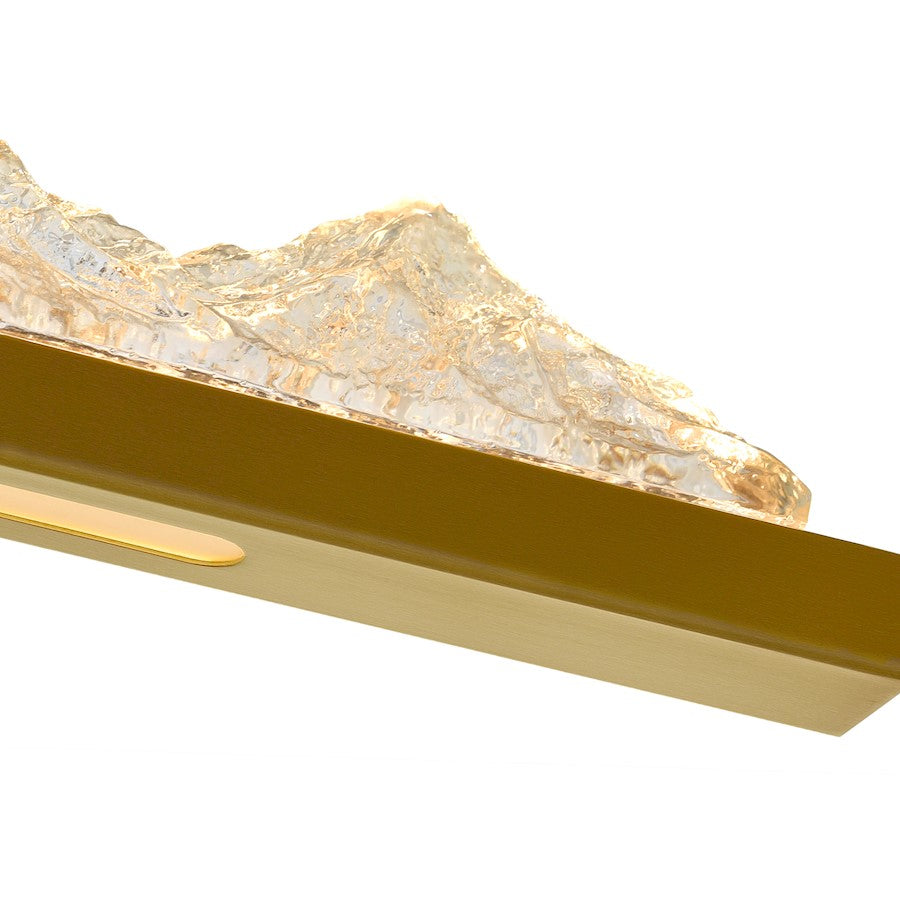 26" Bathroom Vanity Light, Brass