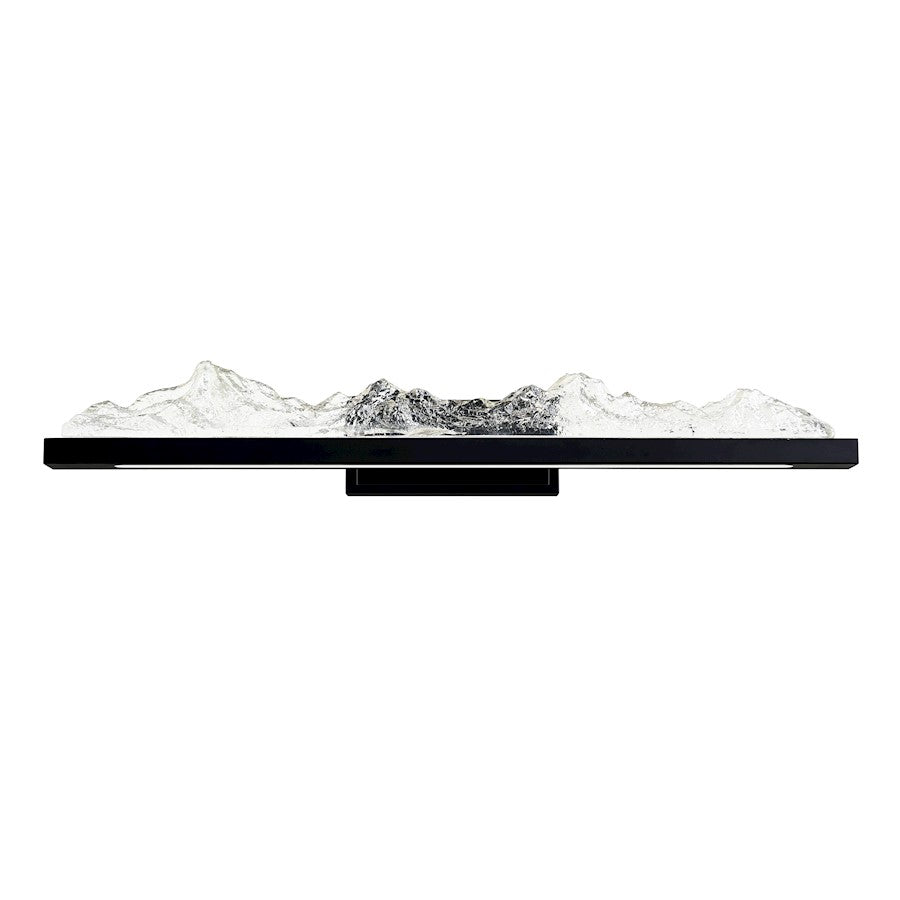 36" Bathroom Vanity Light, Black