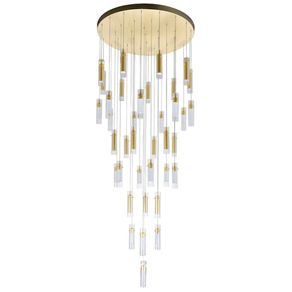 Olinda Chandelier, Satin Gold