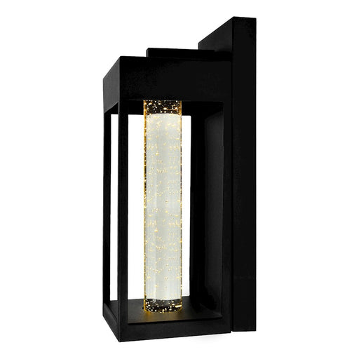 CWI Lighting Rochester 5" Outdoor Wall Light, Black/Clear - 1696W5-1-101-A