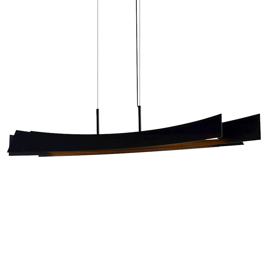 50" Chandelier, Black