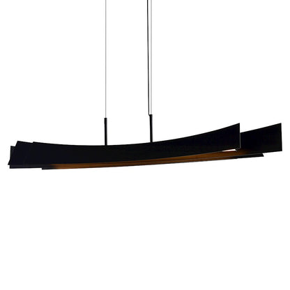 50" Chandelier, Black