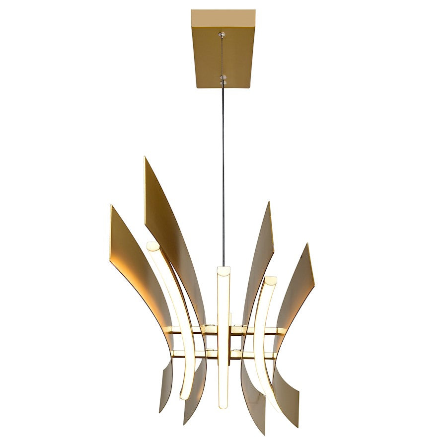 50" Chandelier, Brass