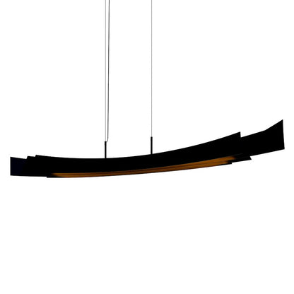 Candora 72" Chandelier, Black