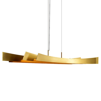 Candora 72" Chandelier, Brass