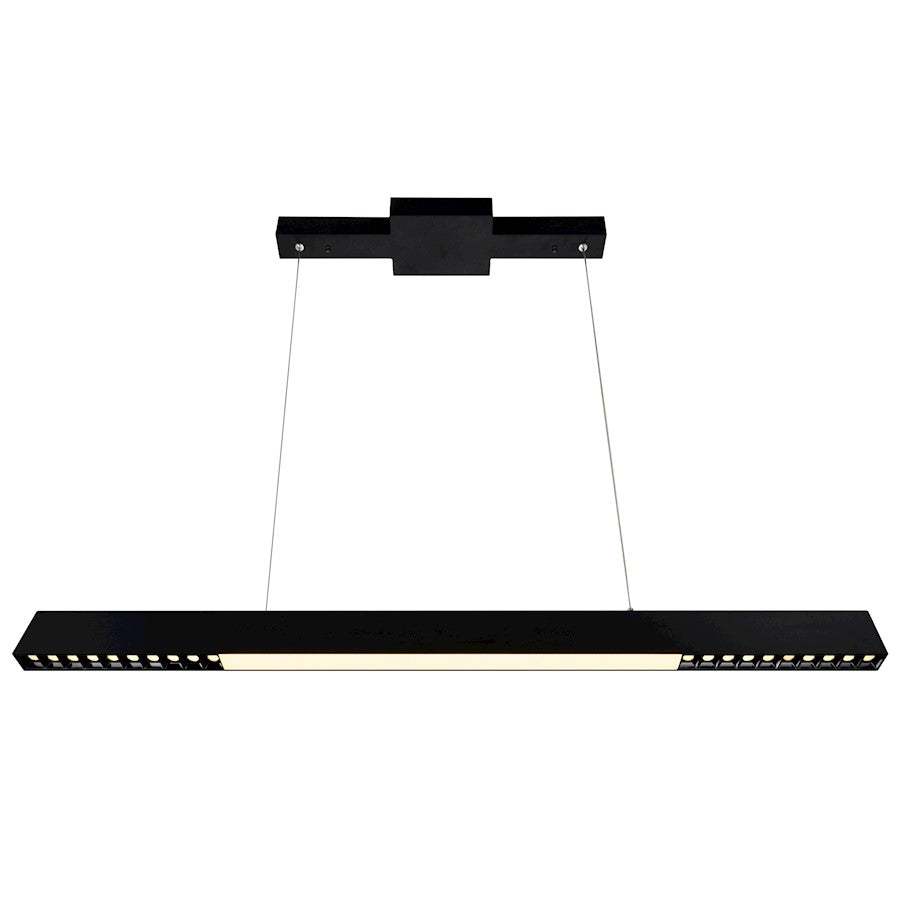 45" Chandelier, Black