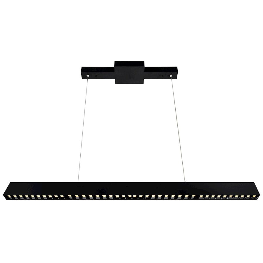 52" Chandelier, Black