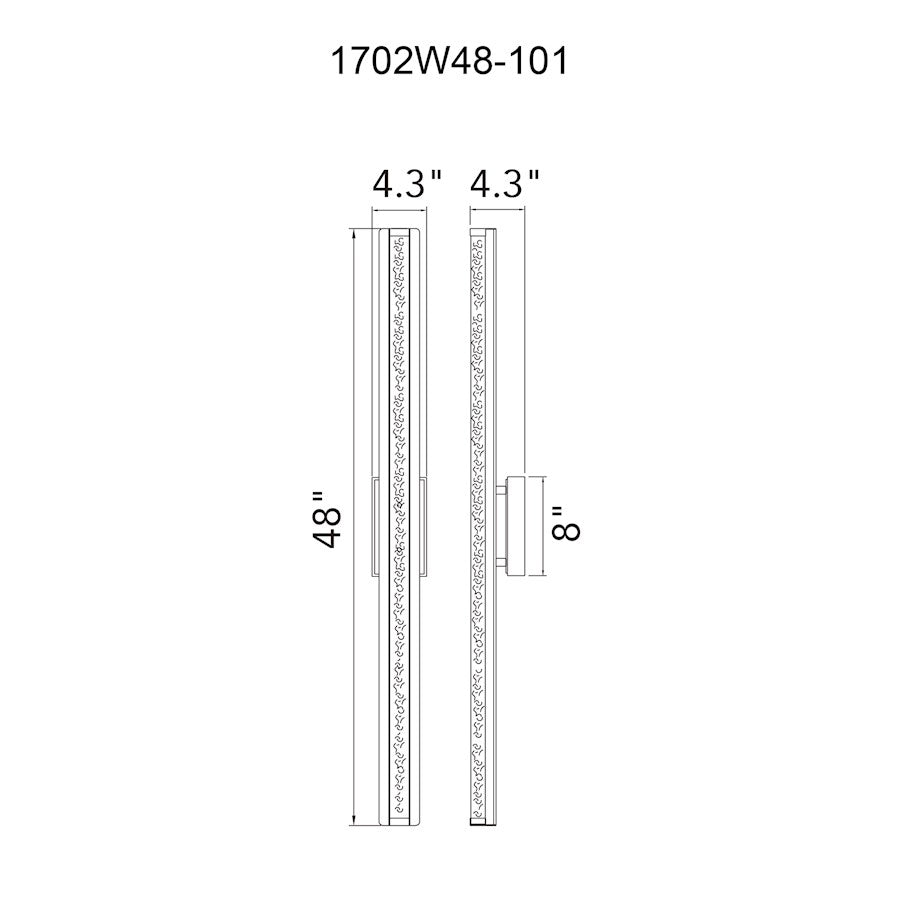 48" Outdoor Wall Sconce