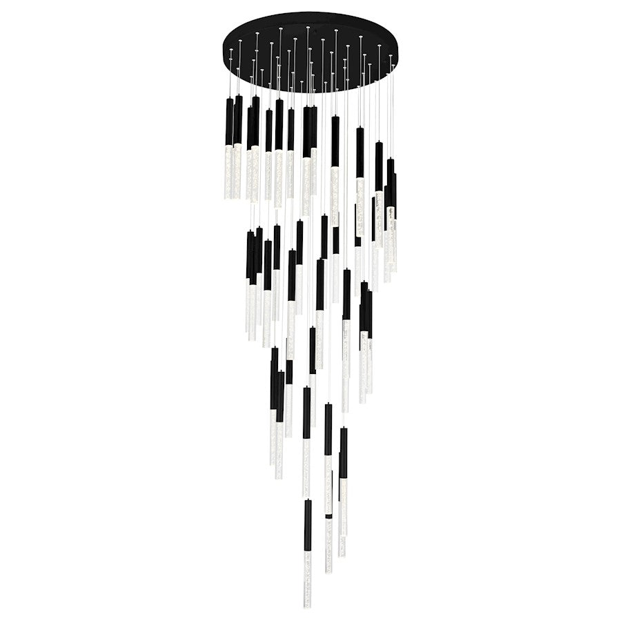 Dragonswatch 32" Chandelier, Black