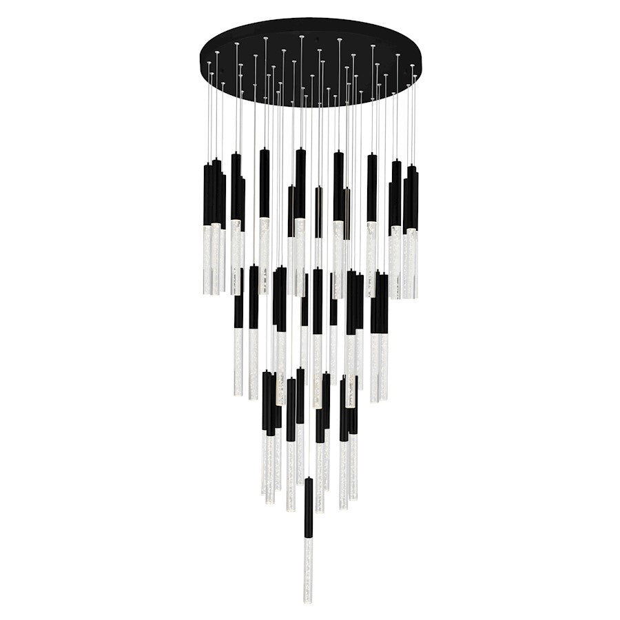 Dragonswatch 32" Chandelier, Black