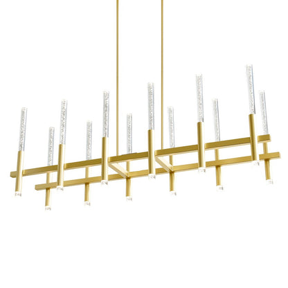 Dragonswatch 48" Chandelier, Satin Gold