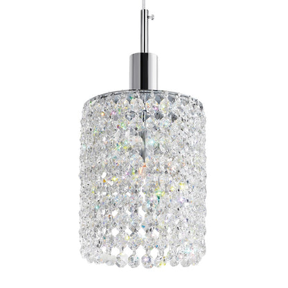 1 Light Down Mini Pendant, Chrome PRR