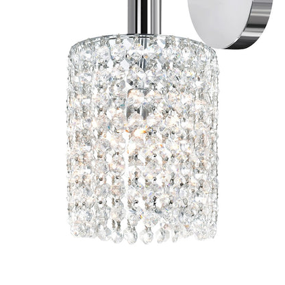 Glitz 1 Light Bathroom Vanity Light, Chrome RR