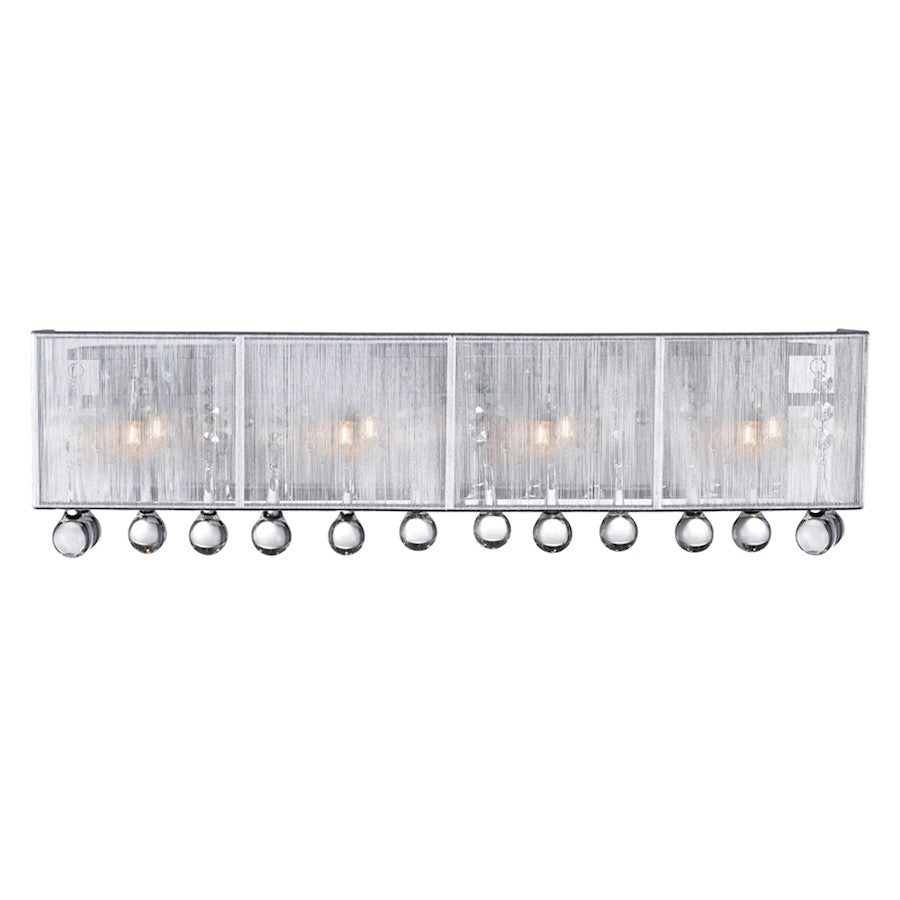 4 Light Bathroom Vanity Light, Chrome