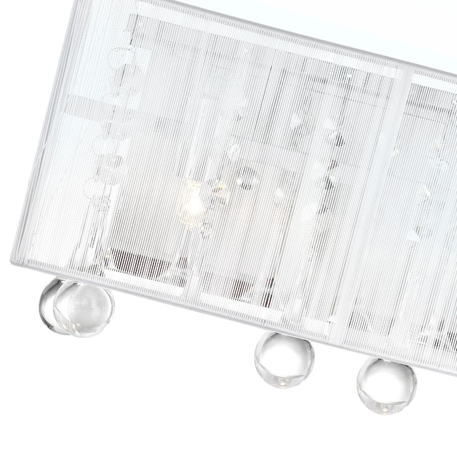 5 Light Bathroom Vanity Light, Chrome