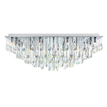 CWI Lighting Bianca 20 Light Flush Mount, Chrome