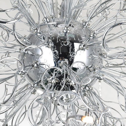 48 Light Chandelier, Chrome