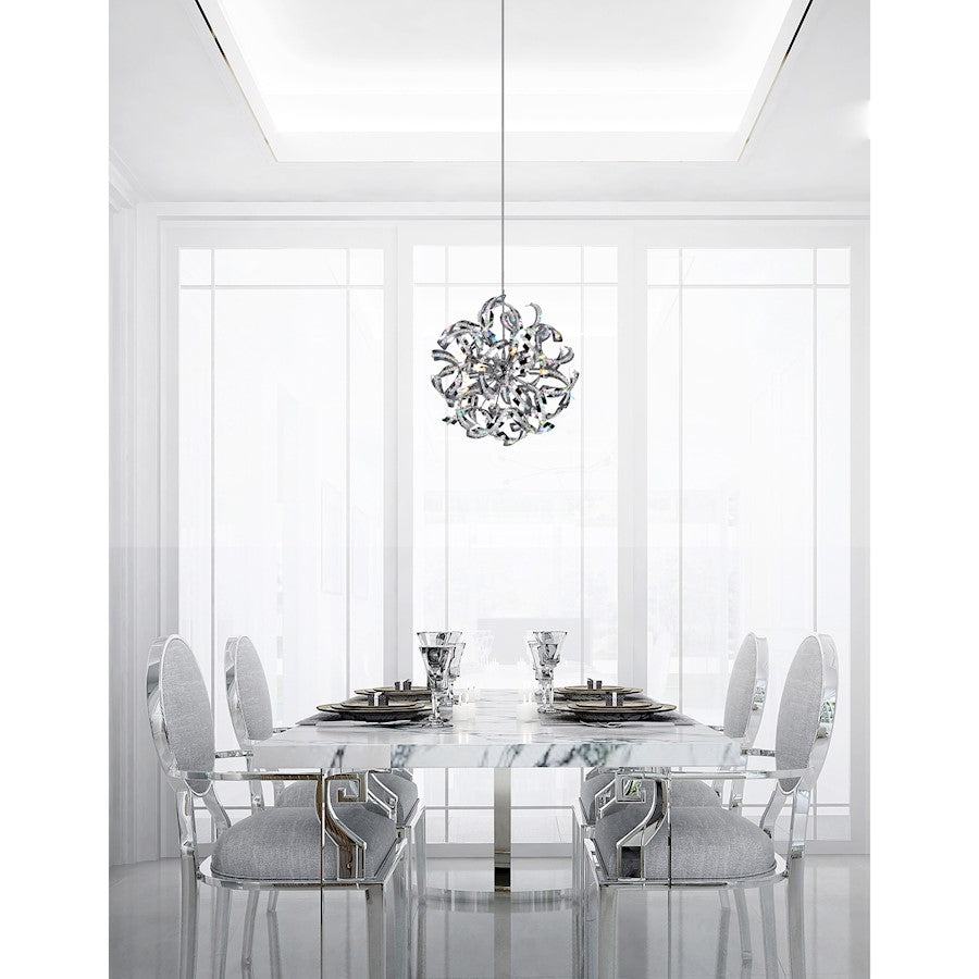 18 Light Chandelier, Chrome