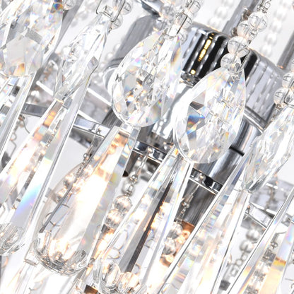 7 Light Chandelier, Chrome