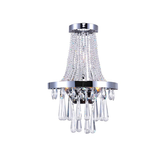 CWI Lighting Vast Wall Light, Chrome - 5078W12C