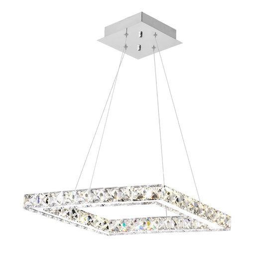 CWI Lighting Ring 15" Chandelier, Stainless Steel - 5080P15ST-S