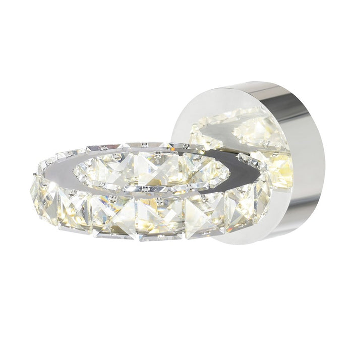 CWI Lighting Ring Wall Light, Stainless Steel