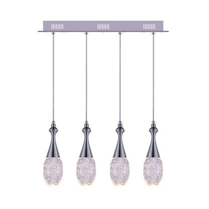 CWI Lighting Dior Multi Point 23" Pendant, Chrome - 5110P23C-RC