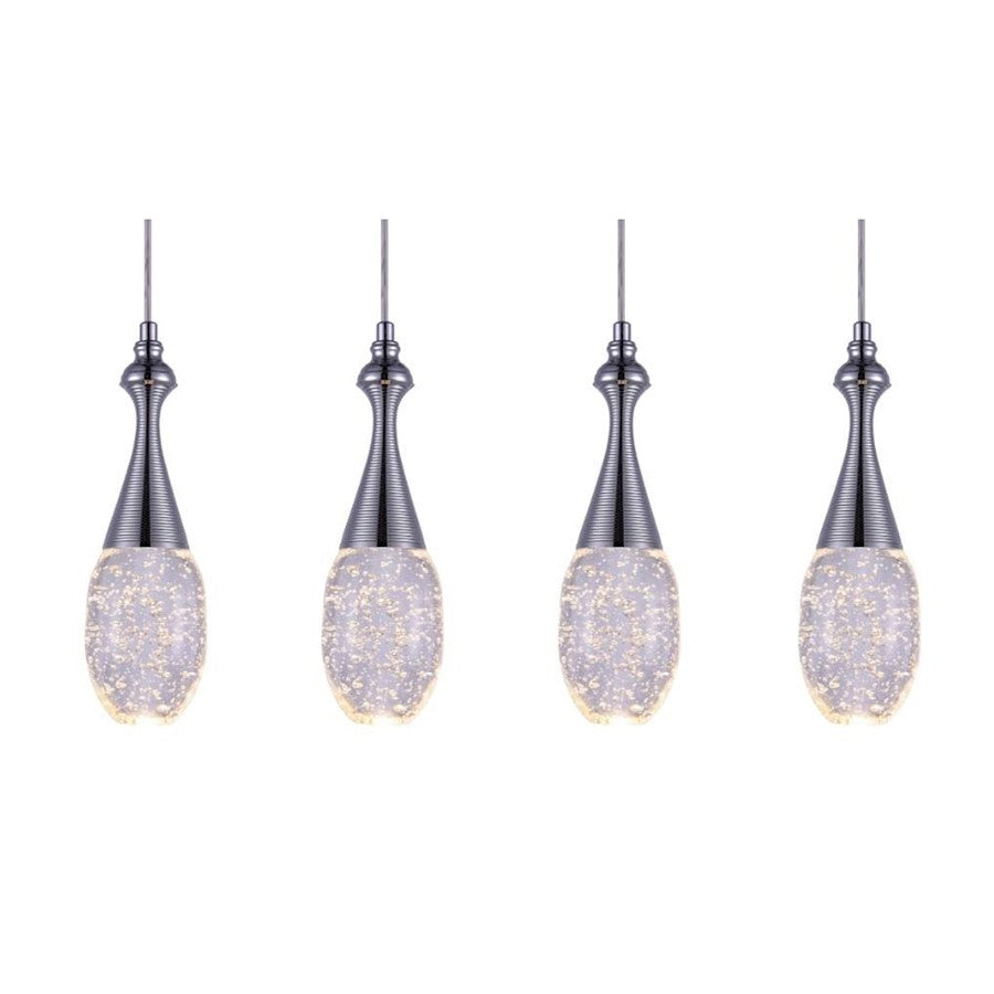 Multi Point 23" Pendant, Chrome