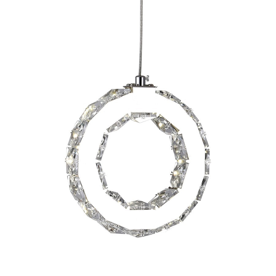 20" Multi Pendant, Stainless Steel