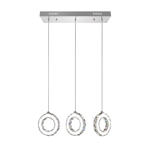 CWI Lighting Ring 24" RCA Multi Pendant, Stainless Steel - 5417P24ST-RC-A