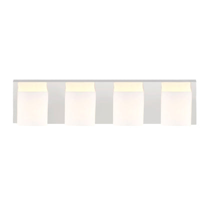 4 Light Bathroom Vanity Light, Satin Nickel