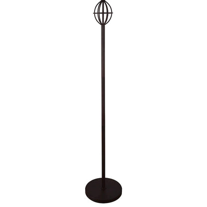 CWI Lighting Campechia 3 Light Floor Lamp, Brown