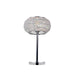 CWI Lighting Tiffany 1 Light Table Lamp, Chrome - 5476T12C