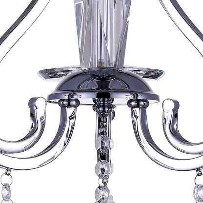 CWI Lighting Valentina 3 Light Flush Mount, Chrome