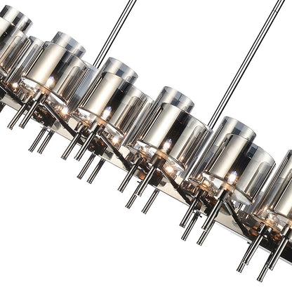 26 Light Up Chandelier, Pearl Black