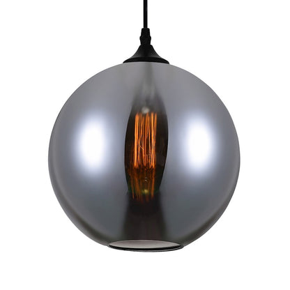 1 Light 10" Down Mini Pendant, Black