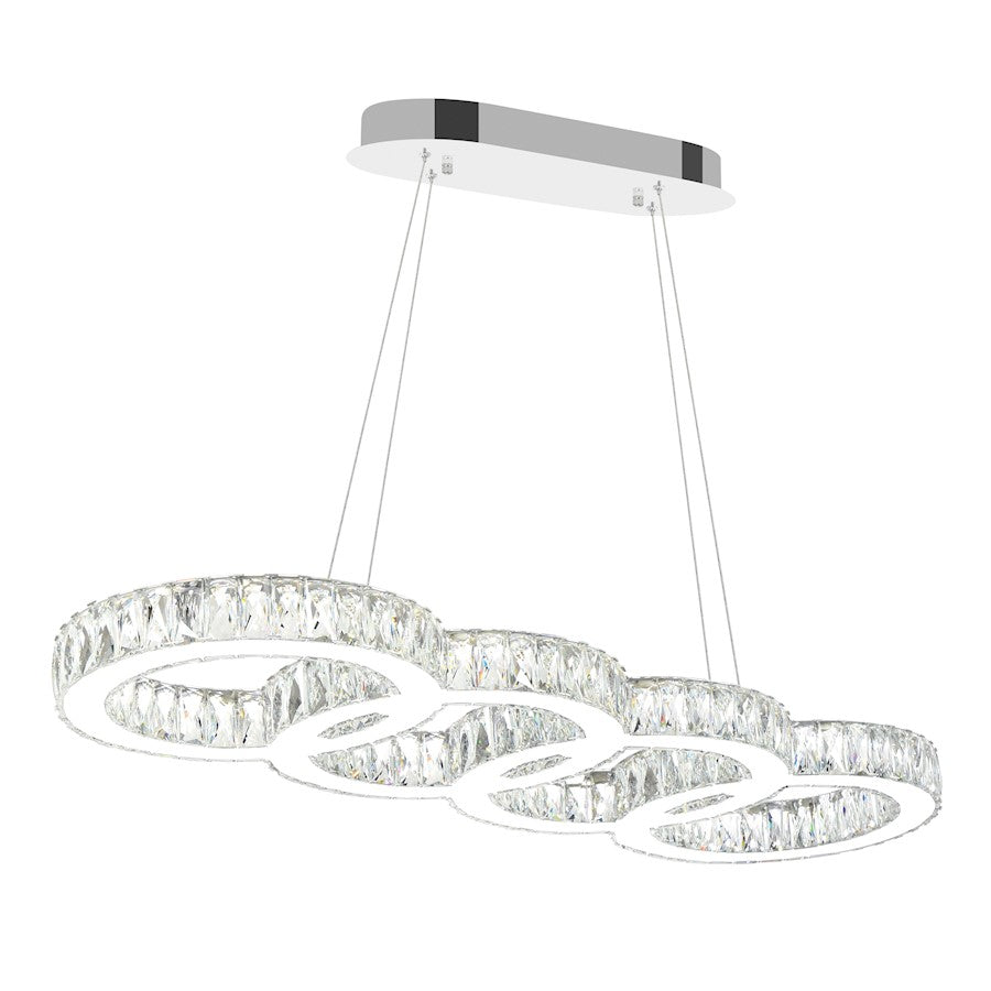 CWI Lighting Odessa Chandelier, Chrome - 5616P27ST-R